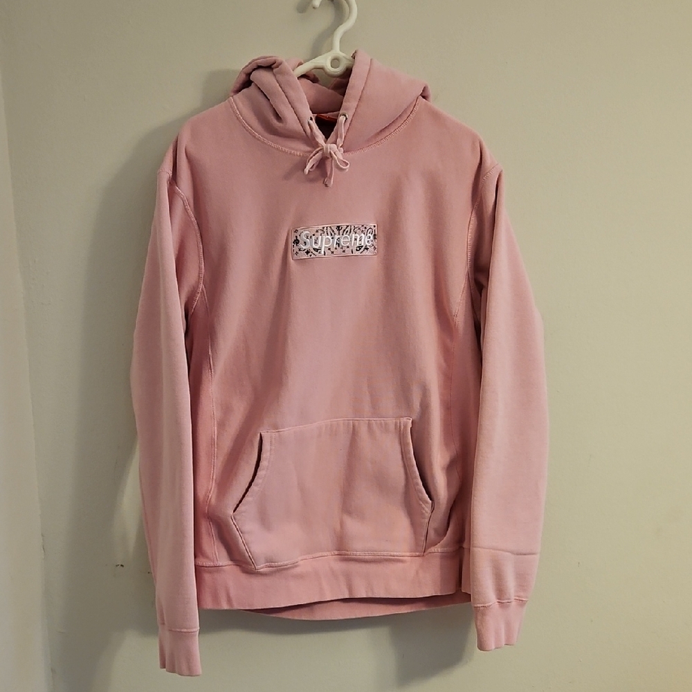 Supreme Pink Hoodie Sweater